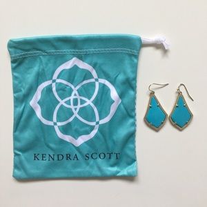 Turquoise Kendra scott earrings
